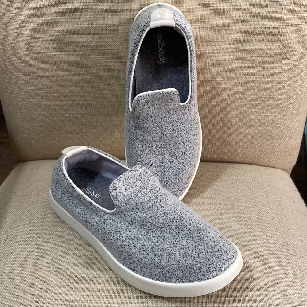 Allbirds Wood Loungers - Dapple Grey - size 7 - slip on